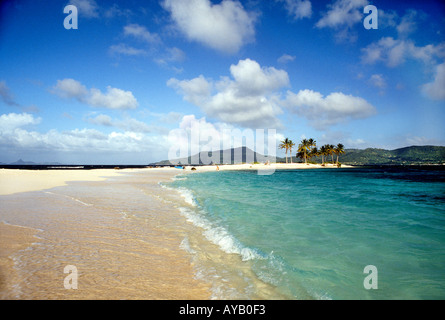 Sandy Isle aus Carriacou in den Grenadinen-Karibik Stockfoto