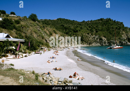 Shell Beach in Gustavia in St. Barthelemy französische Karibik Stockfoto