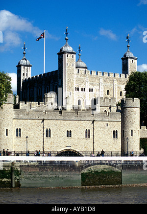 Tower von London UK Eintritt in die Traitors Gate Stockfoto