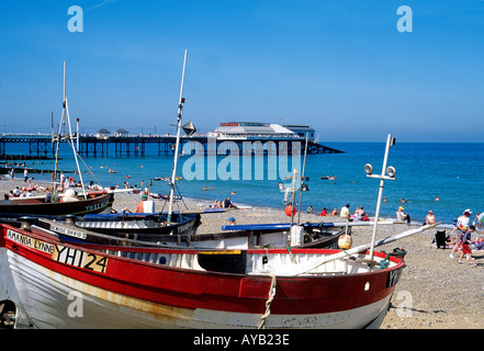Cromer Beach und Pier Norfolk England Stockfoto