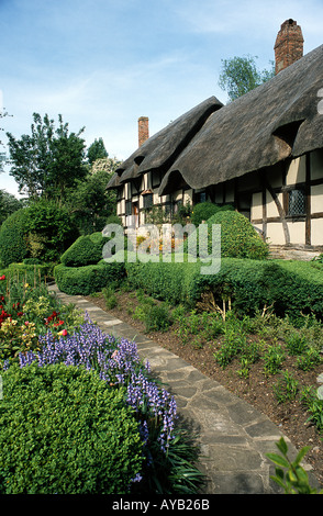 Ann Hathaways Cottage Stratford on Avon Stockfoto