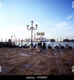 Venedig, Basilica di San Giorgio Maggiore von Wasser in der Nähe von San Marco Stockfoto