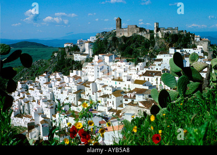 Schöne Berg Dorf Casares in Andalusien Spanien Stockfoto