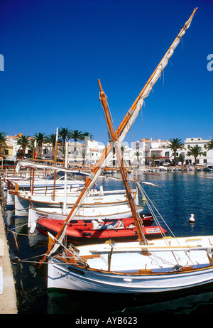 Fornells auf Minorca-Balearen-Spanien Stockfoto