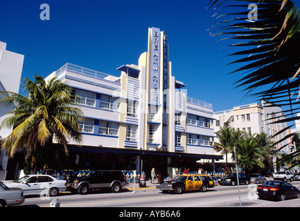 Miami South Beach Art Deco Hotels Stockfoto