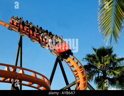 Kirmes in Busch Gardens in Tampa Florida Stockfoto