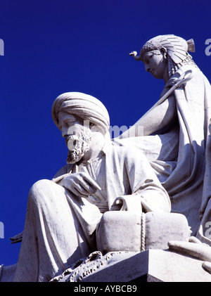 Ecke Skulptur auf Albert Memorial London Stockfoto