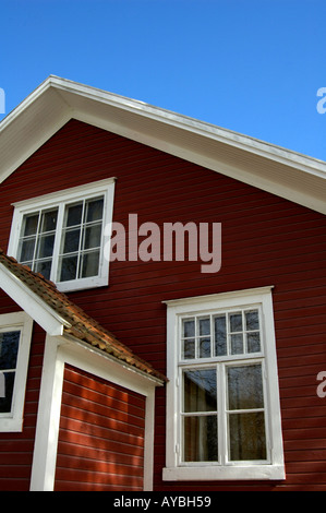 Die Missionen Huset - Missionshaus auf der Insel von Skansen in Stockholm, Schweden. Stockfoto