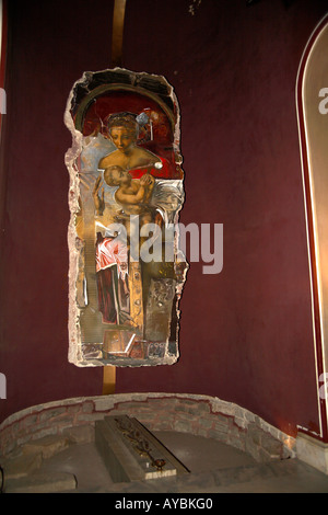 Moderne Altar in der Kirche des Heiligen Erlösers. Patriarchat, Tsarevets, Veliko Tarnovo, Bulgarien Stockfoto