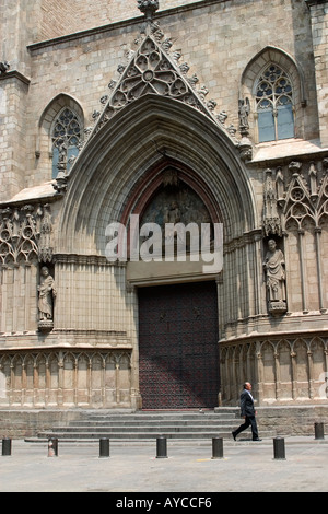 Eglesia de Santa Maria del Mar Barcelona Spanien Stockfoto