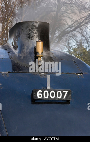 Pazifische A4 Dampflokomotive Stockfoto