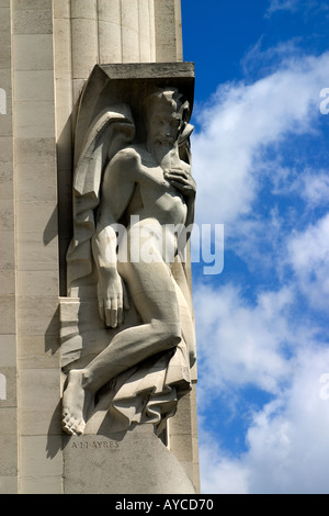 Adelphi Gebäude Fassade Detail London England UK Stockfoto