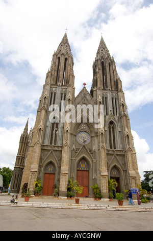 Kirche St. Philomenas in Mysore, Indien Stockfoto