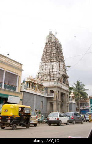 Die Bull Tempel von Nandi der Heilige Stier in Bangalore Indien Stockfoto