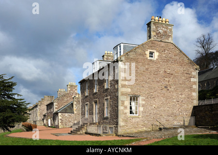 Robert Owen House, New Lanark, Lanarkshire, Schottland, Vereinigtes Königreich, Europa. Stockfoto