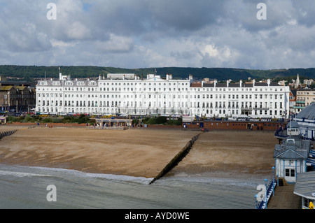 Claremont und Burlington Hotels an Grand Parade, Eastbourne East Sussex Vereinigtes Königreich Stockfoto