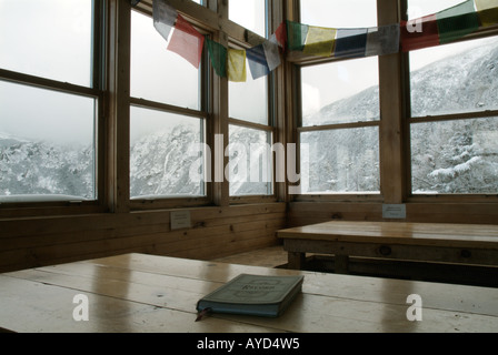 Klettergarten Camp in den White Mountain National Forest New Hampshire USA Stockfoto