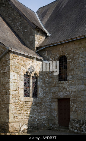 Kirche von St. Berthevin la Tanniere Mayenne Frankreich Stockfoto
