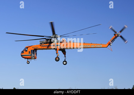 Sikorsky S-64E Skycrane den Spitznamen "Jerry" Stockfoto