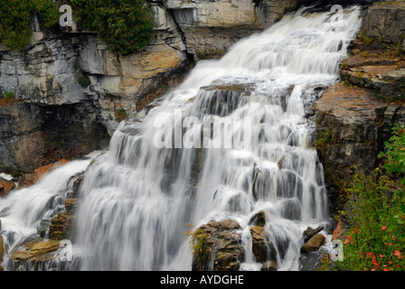 Inglis Falls Wasserfälle Ontario im Herbst Stockfoto