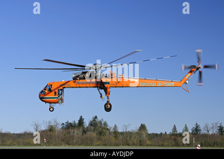 Sikorsky S-64E Skycrane den Spitznamen "Jerry" Stockfoto