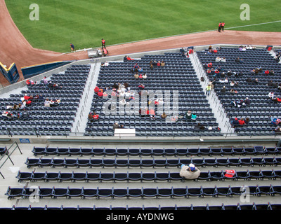 2008-Saisonauftakt gegen die Pittsburgh Pirates im Turner Field in Atlanta, Georgia Stockfoto