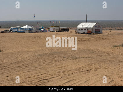 Algodones Dünen, auch bekannt als Imperial Sand Dunes. Riesige Geländewagen Erholungsgebiet, jetzt frei von vegetation Stockfoto