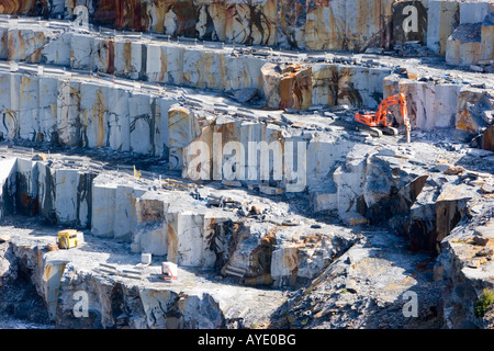 Die Delabole Schiefer-Steinbruch in Nord Cornwall Stockfoto