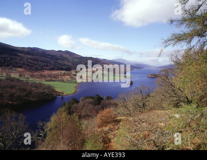 dh Loch Tummel STRATHTUMEL PERTHSHIRE Queen Victoria vista Country Park großbritannien schottland glen wunderschöne schottische Landschaft uk strath Queens View Stockfoto