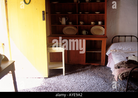 Im Inneren ist der Arbeiter Kerry Bog Dorf Glenbeigh Ring of Kerry Irland wohnt. Stockfoto