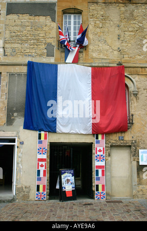 D-Day Messeeingang bei St. Pierre Sur Tauchgänge Normandie Frankreich Stockfoto