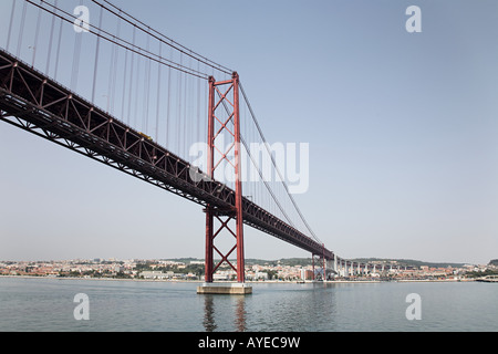 Vasco da Gama Brücke Lissabon portugal Stockfoto