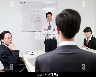 Unternehmer treffen Stockfoto