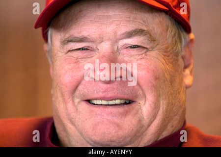 Porträt eines Mannes lächeln Stockfoto