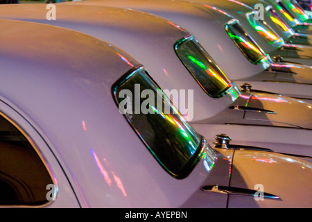 Weißer Amassador Tourist Autos in Tiruchirappalli oder Trichy Südindien Stockfoto