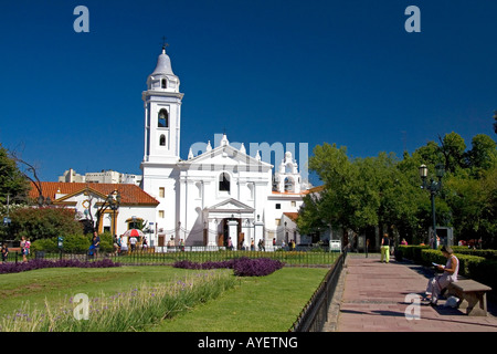 Basilika Nuestra Señora del Pilar befindet sich im Barrio Recoleta von Buenos Aires Argentinien Stockfoto