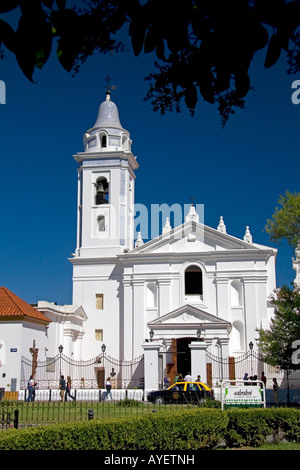 Basilika Nuestra Señora del Pilar befindet sich im Barrio Recoleta von Buenos Aires Argentinien Stockfoto