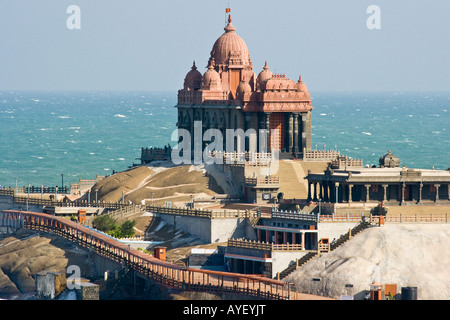 Vivekananda Rock Memorial in Kanyakumari Südindien Stockfoto