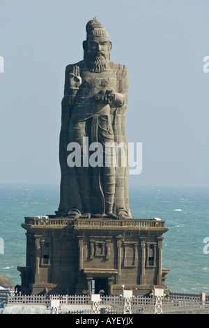 Thiruvalluvar Statue in Kanyakumari Südindien Stockfoto