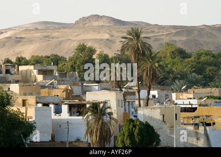 Nubischen Dorf Koti Elephantine Island Aswan oder Assuan-Nil Tal südlichen Oberägypten Stockfoto