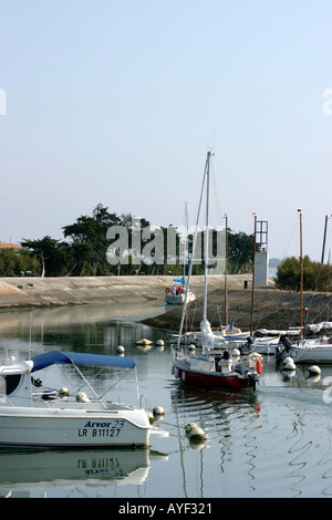 Ars de Re Kai Ile de Re Frankreich Stockfoto