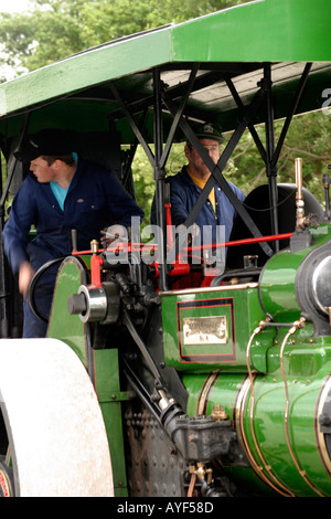 Aveling Porter Dampfwalze Stockfoto