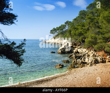 FRANKREICH PROVENCE POINTE DU DEFFEND Stockfoto