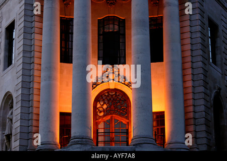 "South Africa House" Trafalgar square Nacht London England uk Stockfoto