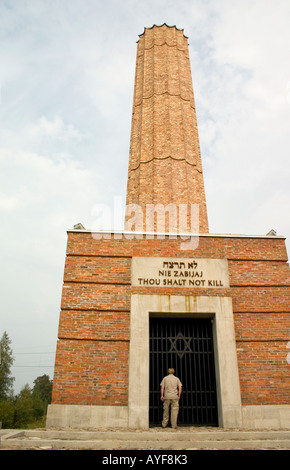 Holocaust-Denkmal in Radegast Station wo 200.000 Juden nach Auschwitz und anderen Vernichtungslagern geschickt wurden. Lodz Polen Stockfoto