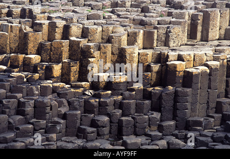 Giants Causeway Graf Antrim-Nordirland UK Stockfoto