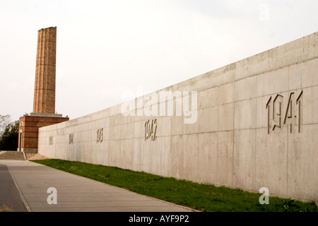 Radegast Railroad Memorial Station wo 200.000 Juden nach Auschwitz und anderen Vernichtungslagern railroaded waren. Lodz Polen Stockfoto