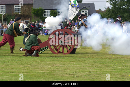 Sealed Knot Schlacht re Enactment Redbourne Hertfordshire UK Stockfoto