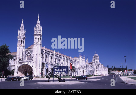 Portugal-Lissabon, Hieronymite Kloster Stockfoto