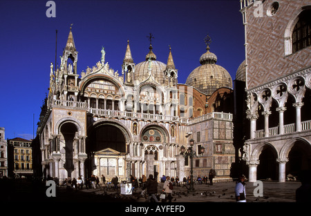Basilika San Marco, Venedig, Italien. Stockfoto